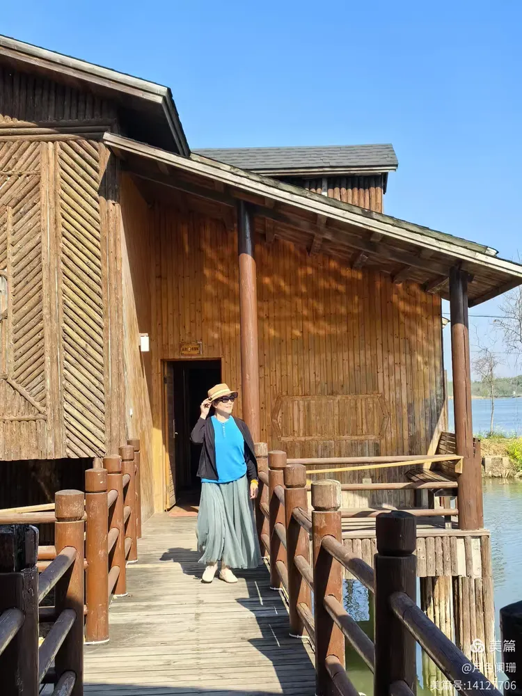 蔡甸4a景区《金龙水寨》留念